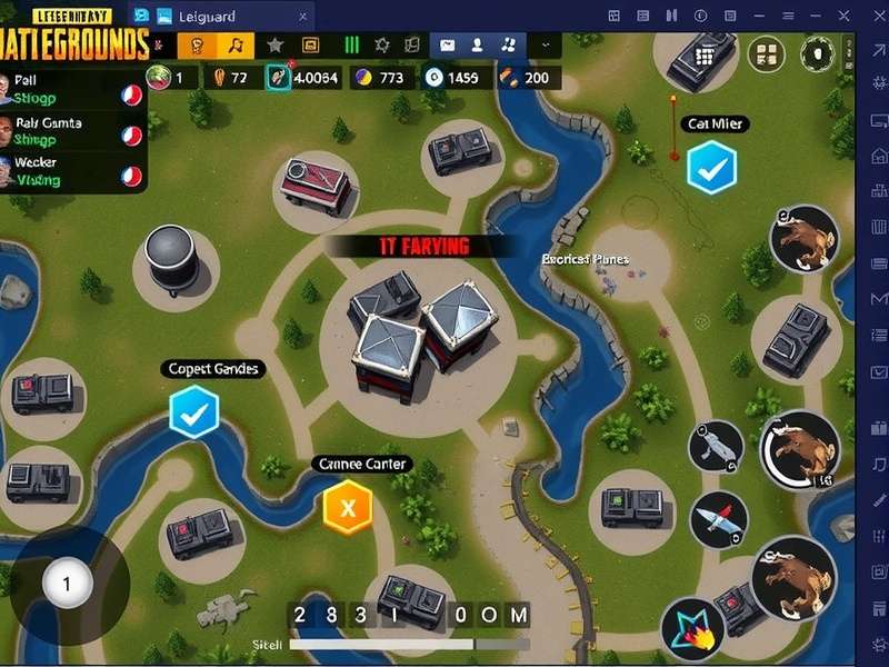 PUBG Legendary Conqueror strategy guide showing map positions